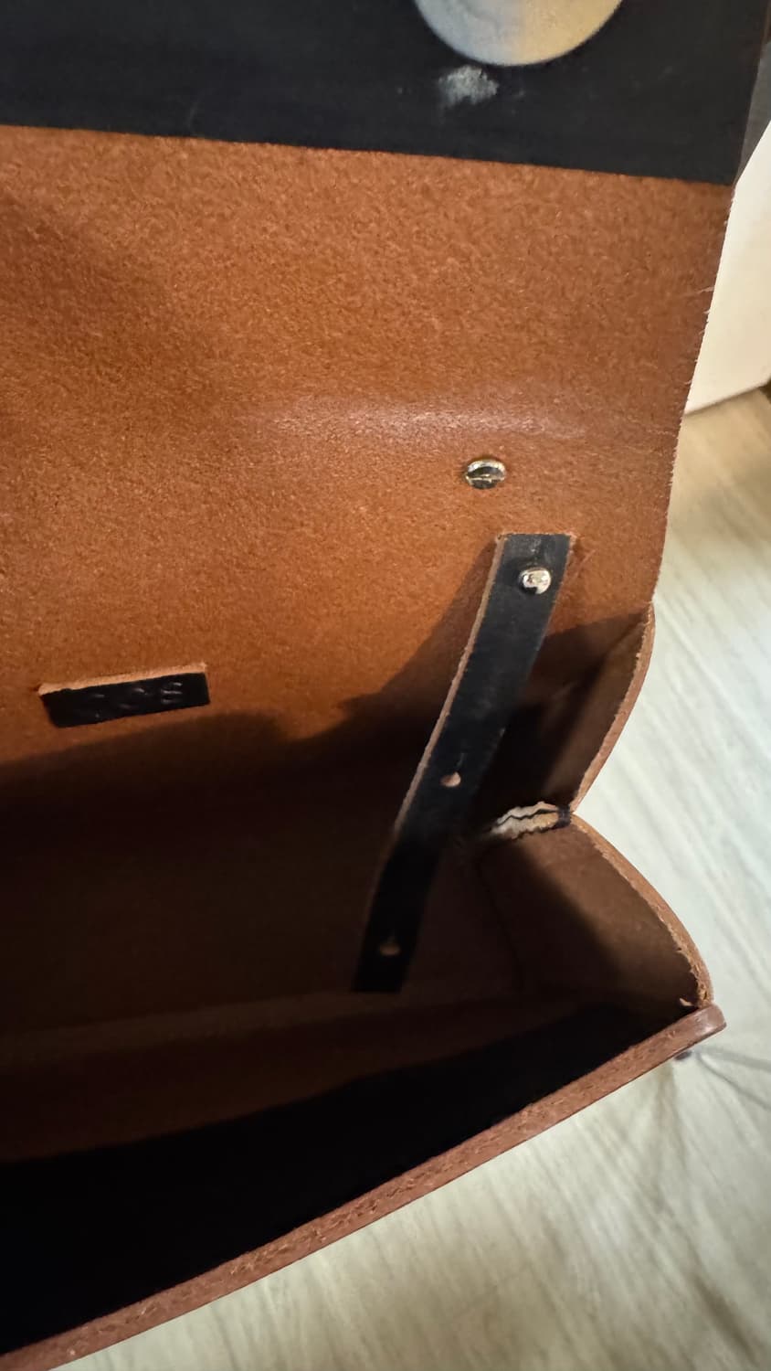 COS   블랙 가죽 미니 크로스백 토드백 상품이미지4