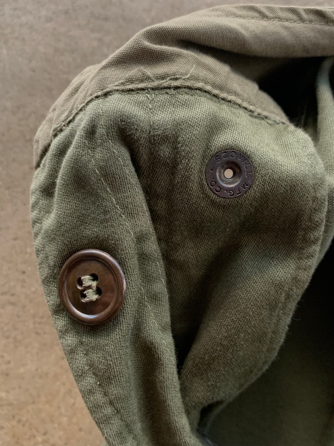 50s 미군 M-51 피시테일 파카 옥스포드 클로스 상품이미지9