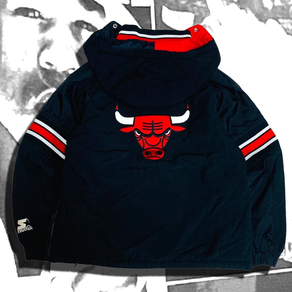 Starter 스타터 시카고 불스 후드 아노락 상품이미지5