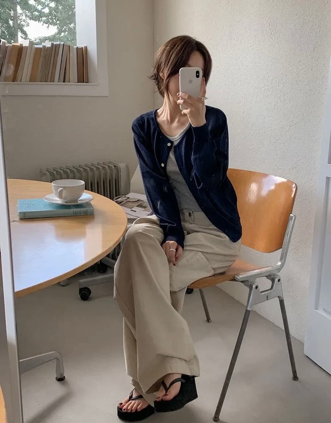 린넨가디건 새상품 상품이미지2