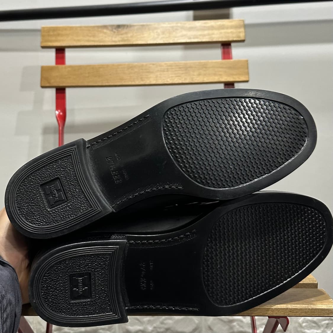 275) 하루타 로퍼 남성 남자 구두 906 블랙 패니로퍼 상품이미지6