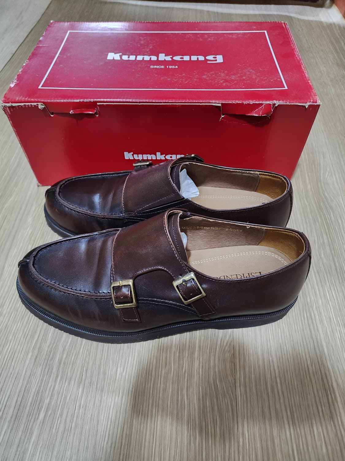 금강제화 에스프렌도 남성 몽크 스트랩 255mm 상품이미지2