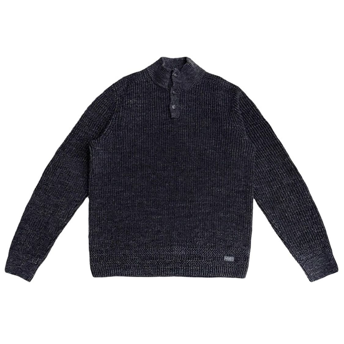 POLO 그레이 코튼 버튼 니트 L 상품이미지1