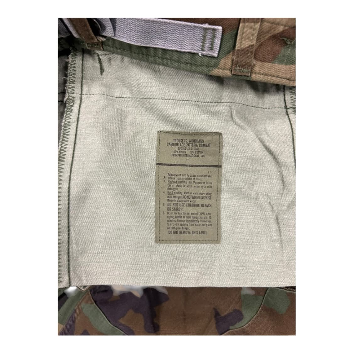 M) 빈티지 USA 프로퍼 우드랜드 카모 밀리터리 카고팬츠 BC-040 상품이미지4