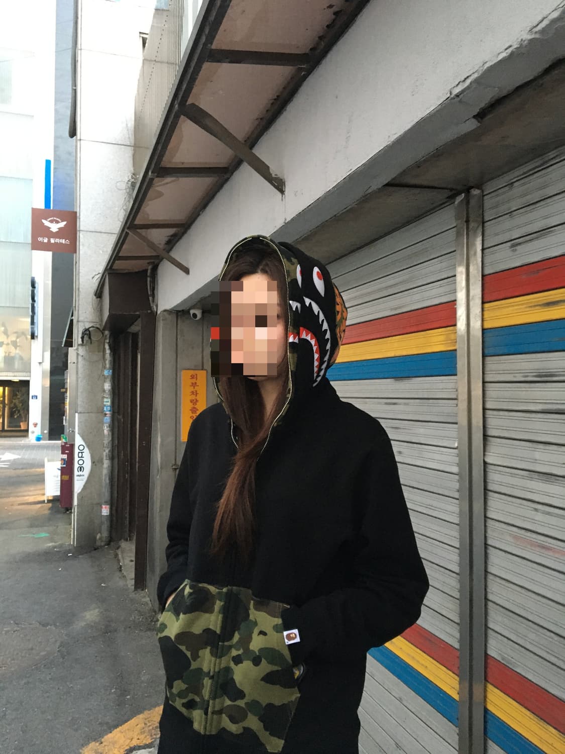 베이프 더블후드 M사이즈 상품이미지4