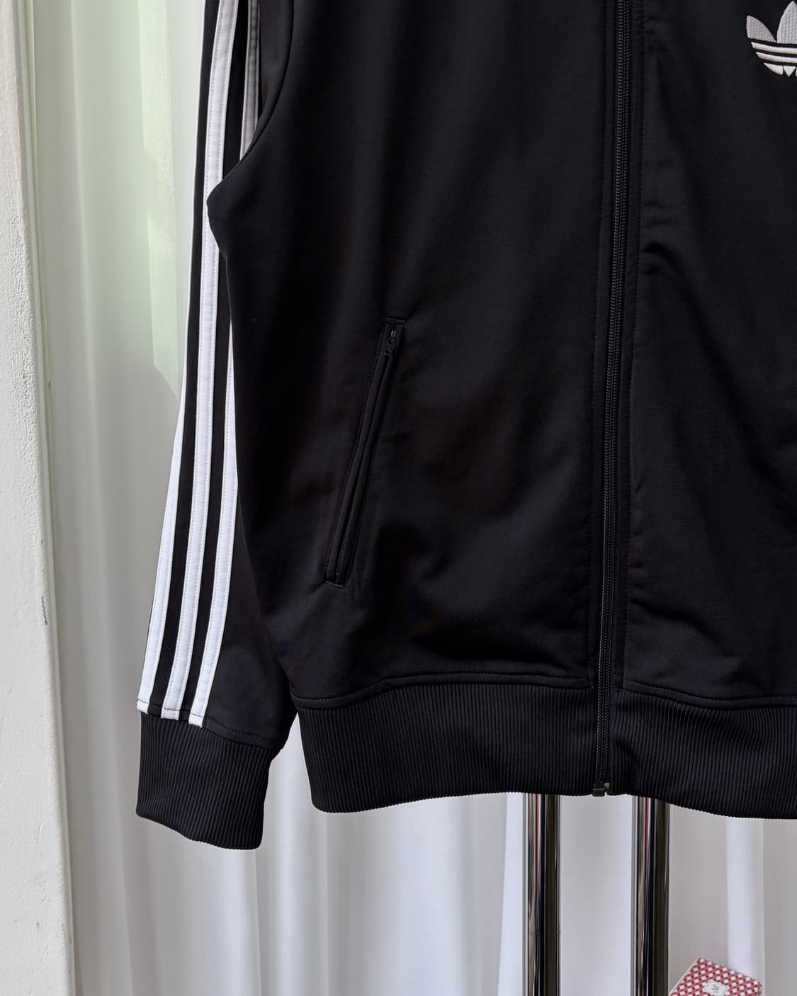 [M-L]아디다스 구형 파이어버드 블랙 트랙탑 져지 상품이미지5