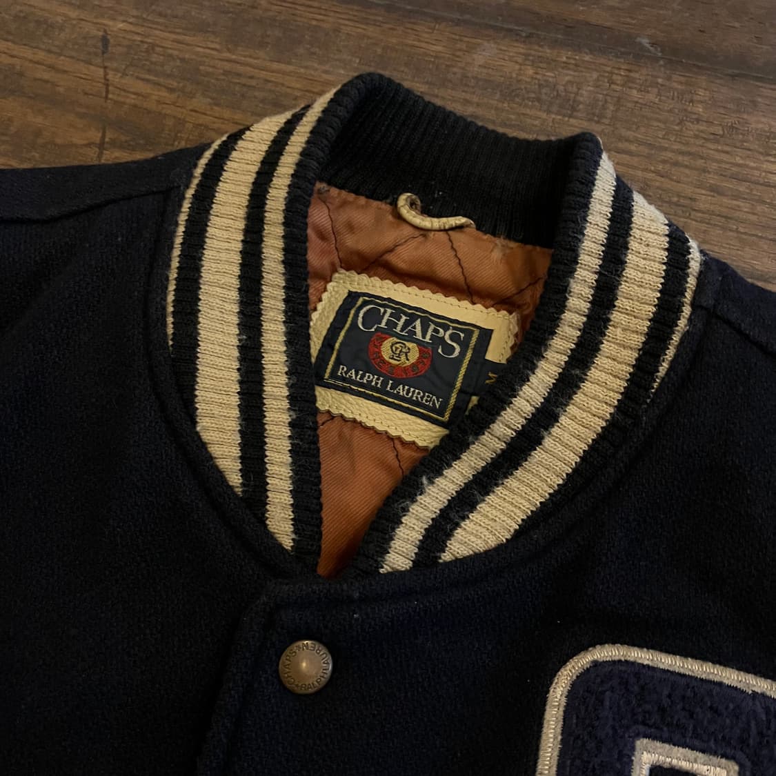 챕스 랄프로렌 1978 패치드 바시티 자켓 M 상품이미지2