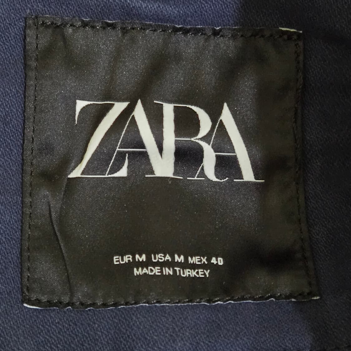 자라 네이비 워크 자켓 M 상품이미지4