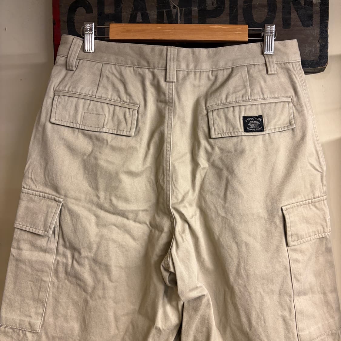 Structure Cargo Shorts Khaki 32 Size 260 상품이미지6