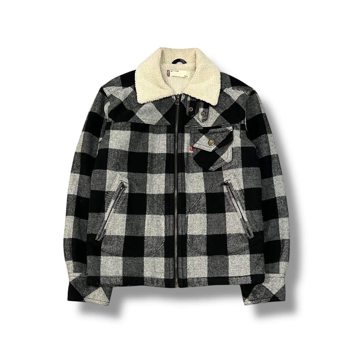 리바이스 체크 쉐르파 자켓 y14140 상품이미지2