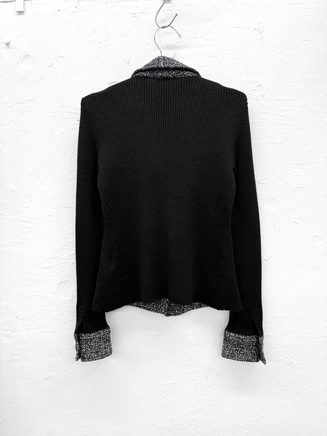 espritmur 버튼 트위드 니트 자켓 상품이미지5