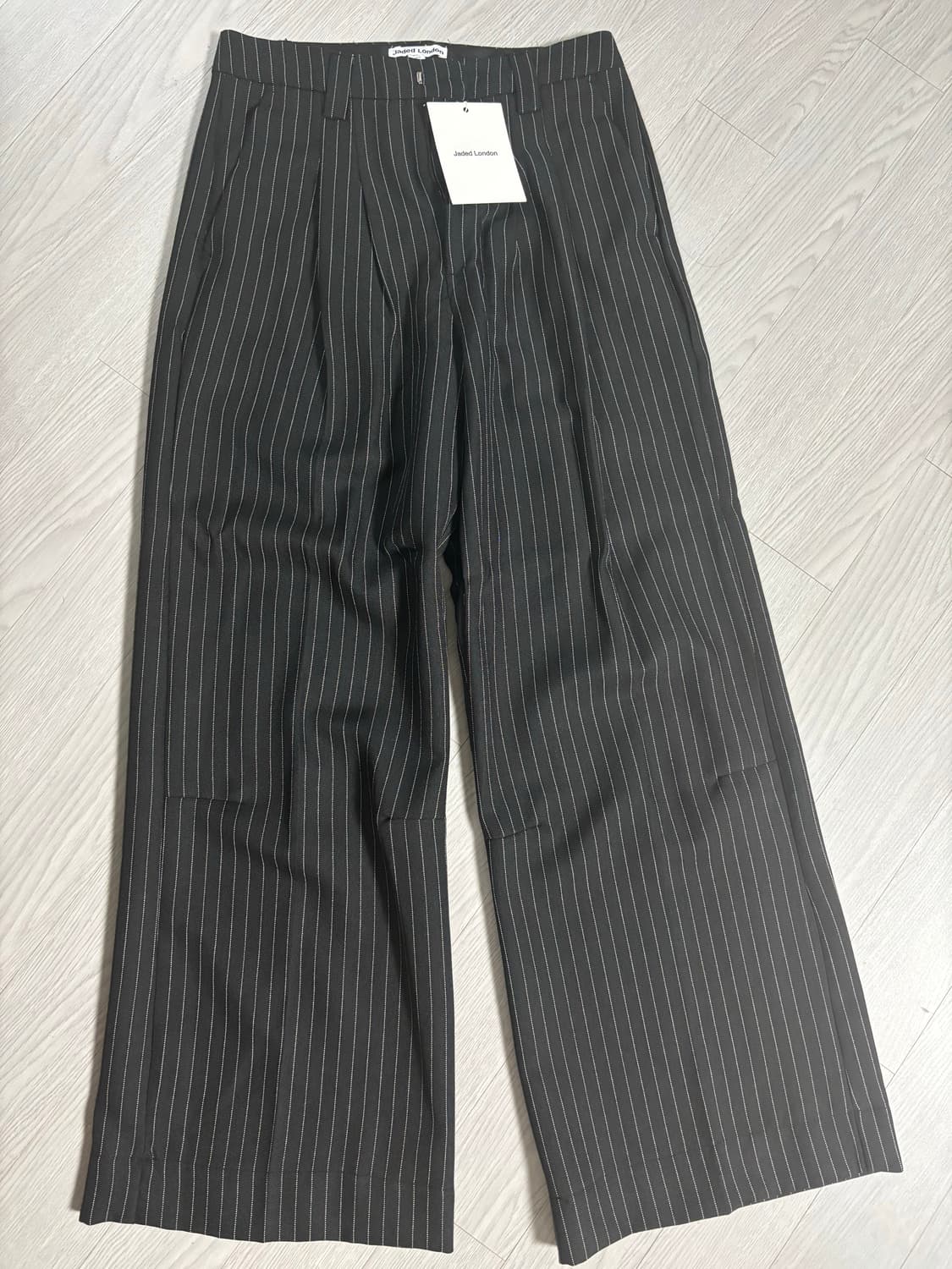 Jaded london Black Pinstripe Suit Pants 상품이미지5