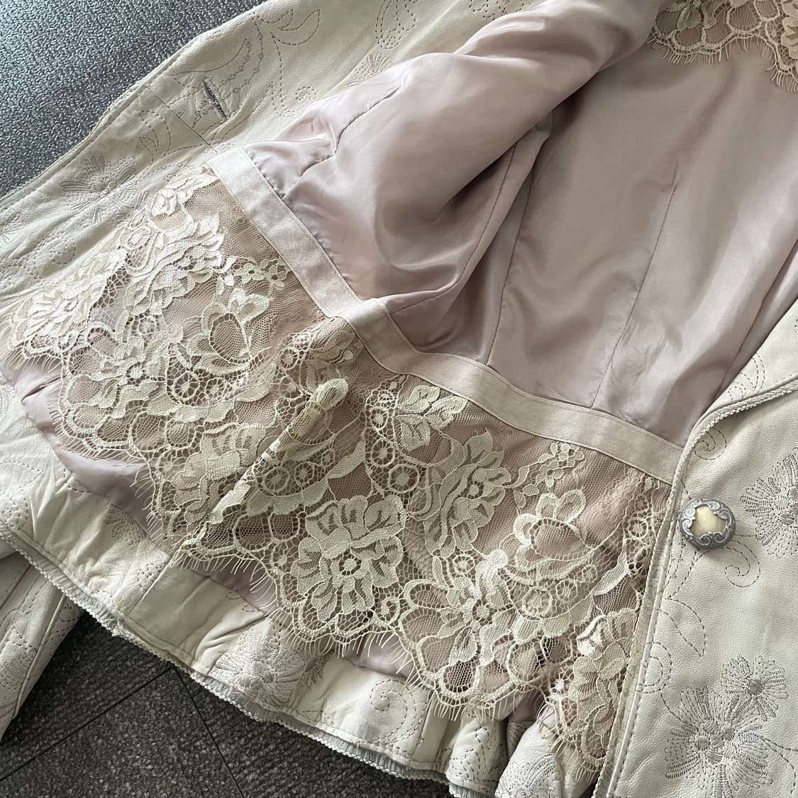 pierre cardin embroidered leather jacket 상품이미지9