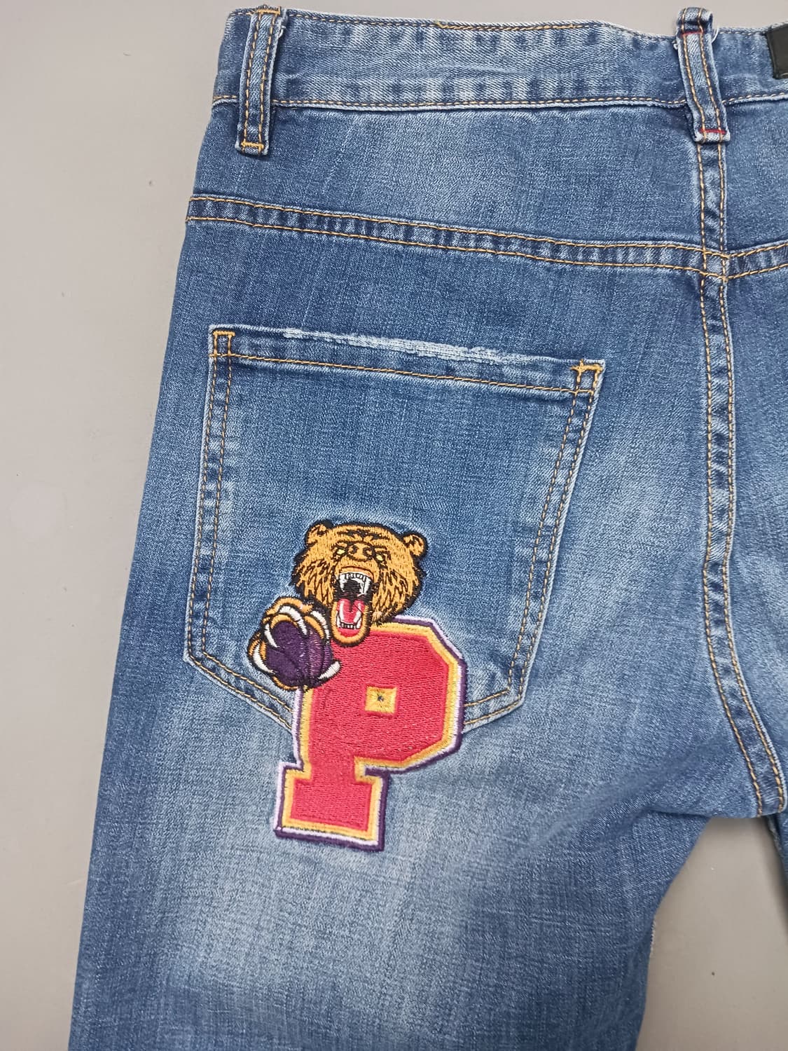 [32] 필립플레인 자수패치 슬림진 청바지 상품이미지8