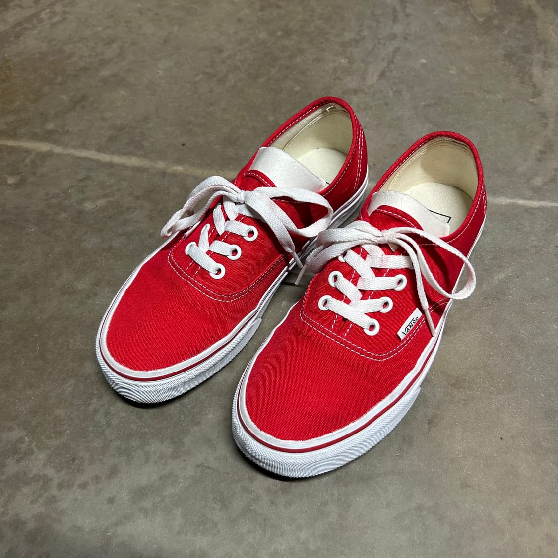 240) 반스 어센틱 레드 스니커즈 신발 상품이미지1