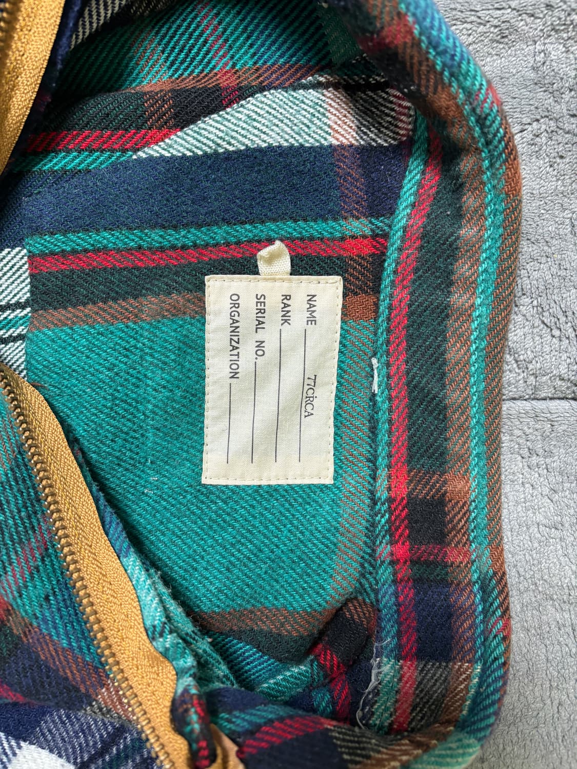 77circa 플란넬 셔츠 상품이미지6