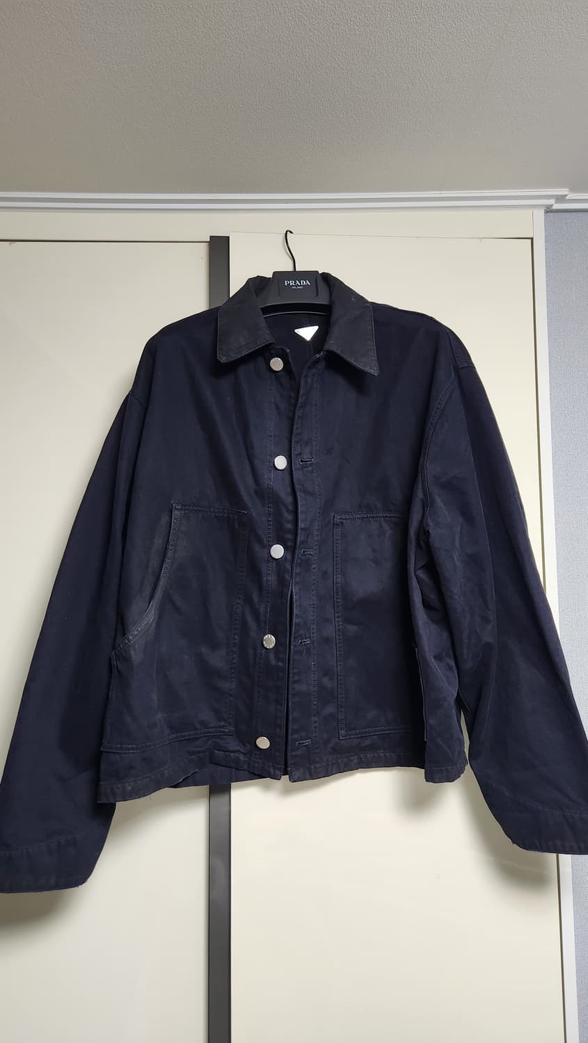[XL] 프라드 몰스킨 블루종 자켓 네이비 상품이미지4
