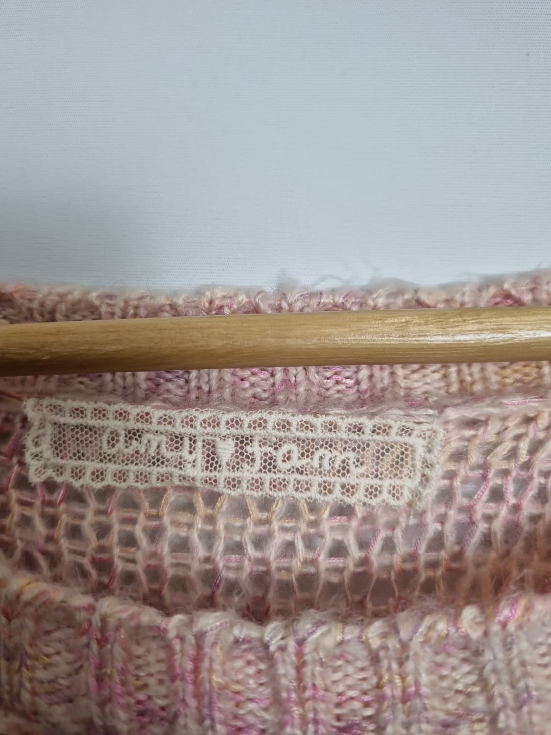 amy ♥ fam 라이트 핑크 롱니트  상품이미지6