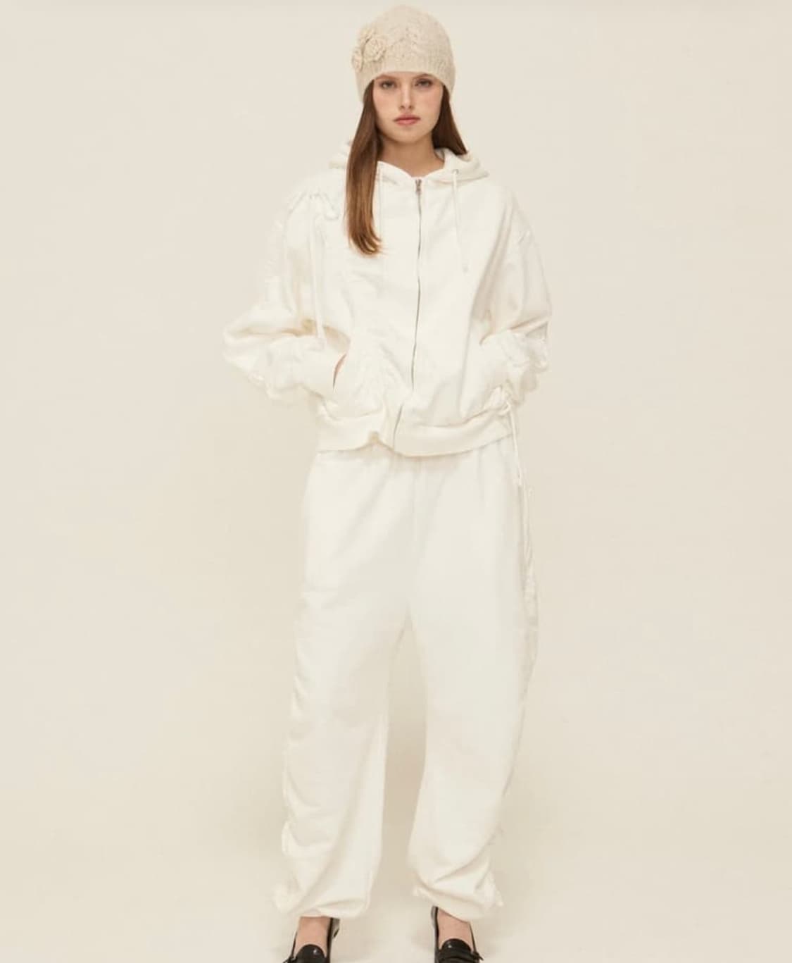 쓰리타임즈 위스퍼 후드집업 후디 상품이미지1