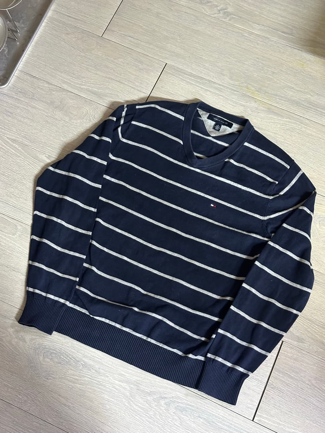 타미힐피거 스트라이프 니트 M 상품이미지1