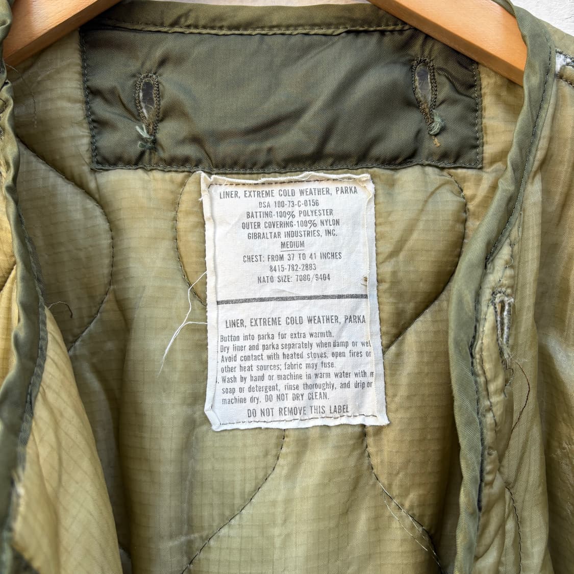 Military 80s 오리지널 m65 개파카 야상 자켓 상품이미지8