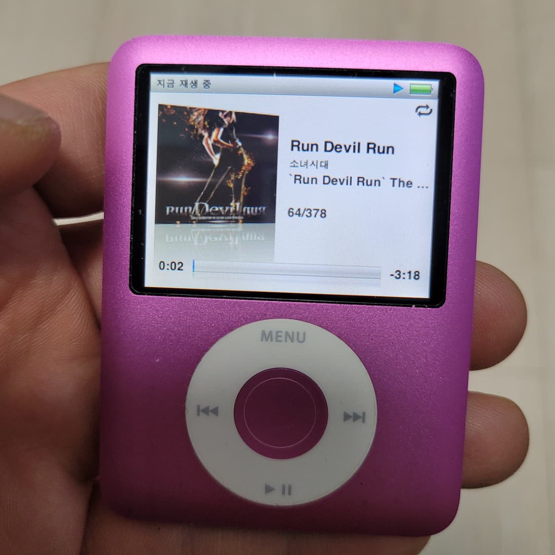 애플 아이팟 나노 3세대 8기가 핑크색상. A1236 상품이미지8