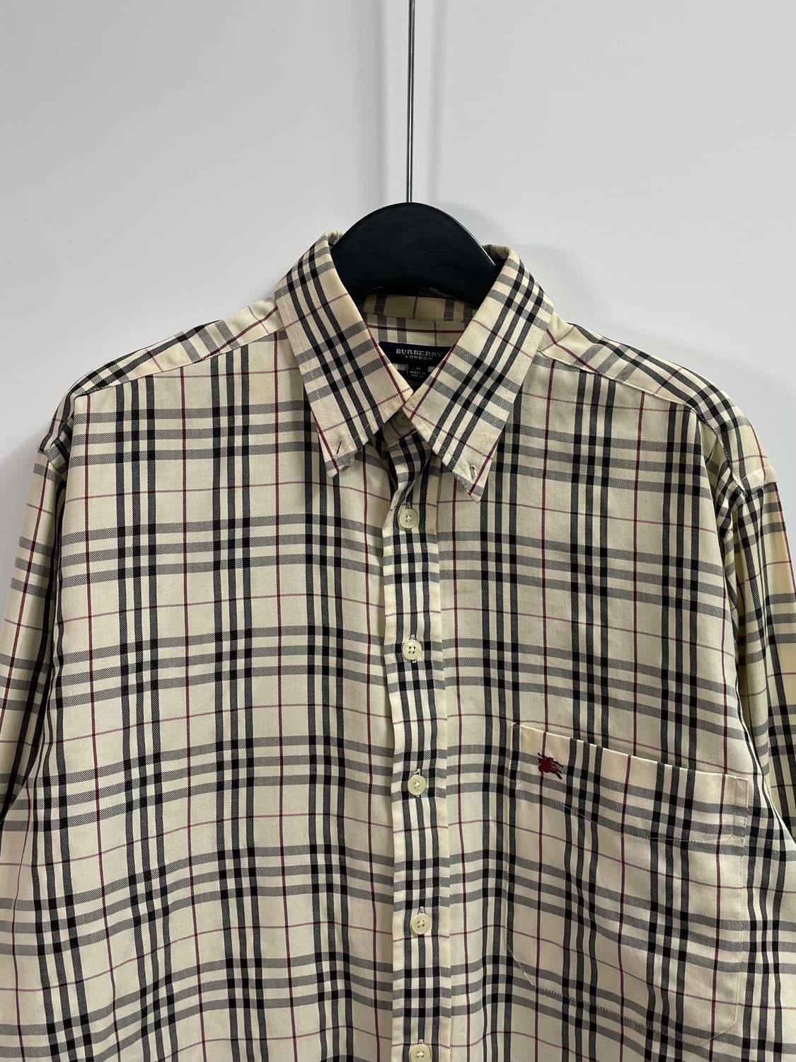 버버리 노바체크 긴팔 셔츠 (on.556)   상품이미지2