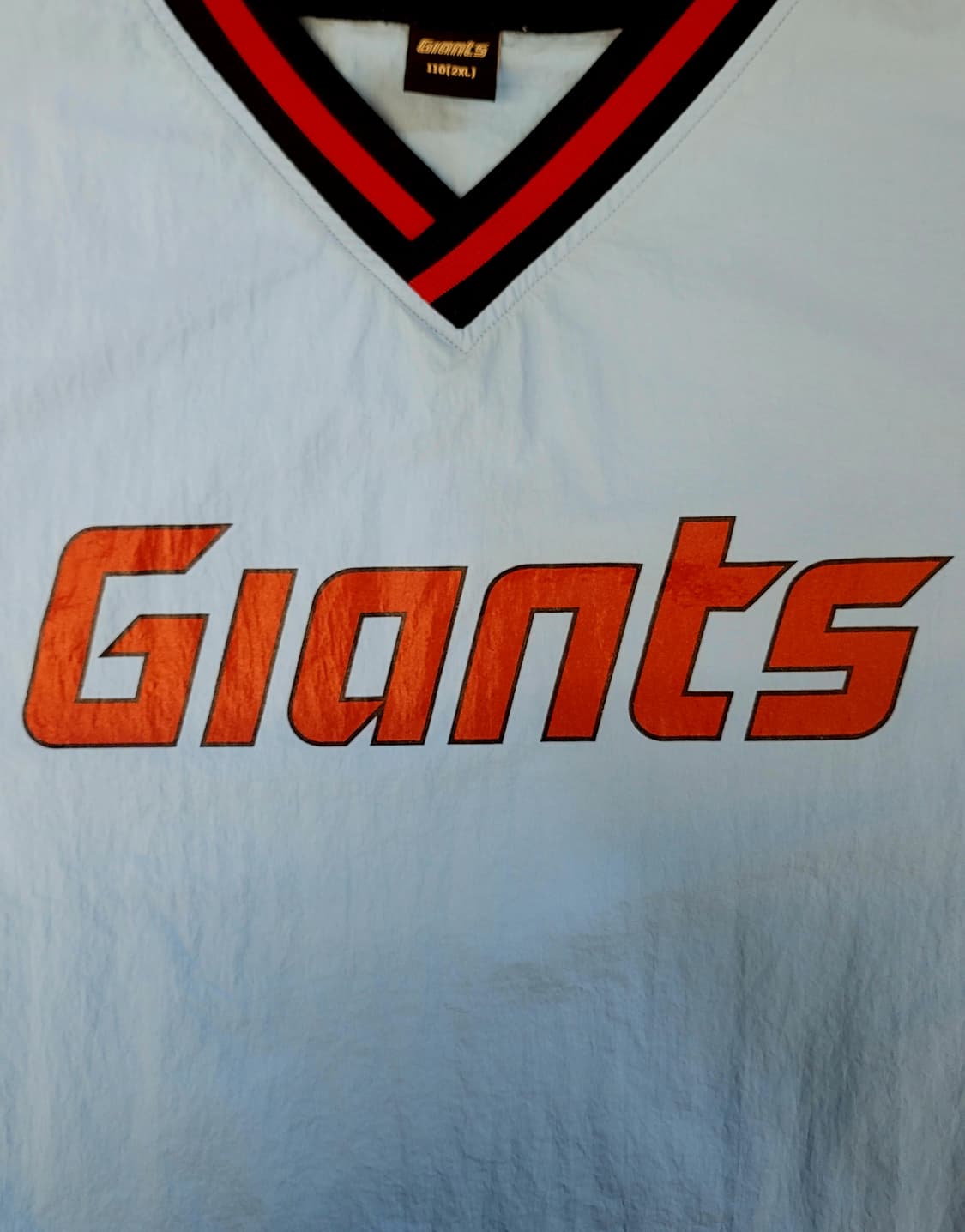 [110.XXL] 롯데자이언츠 바다 바람막이 웜업자켓 판매 상품이미지6