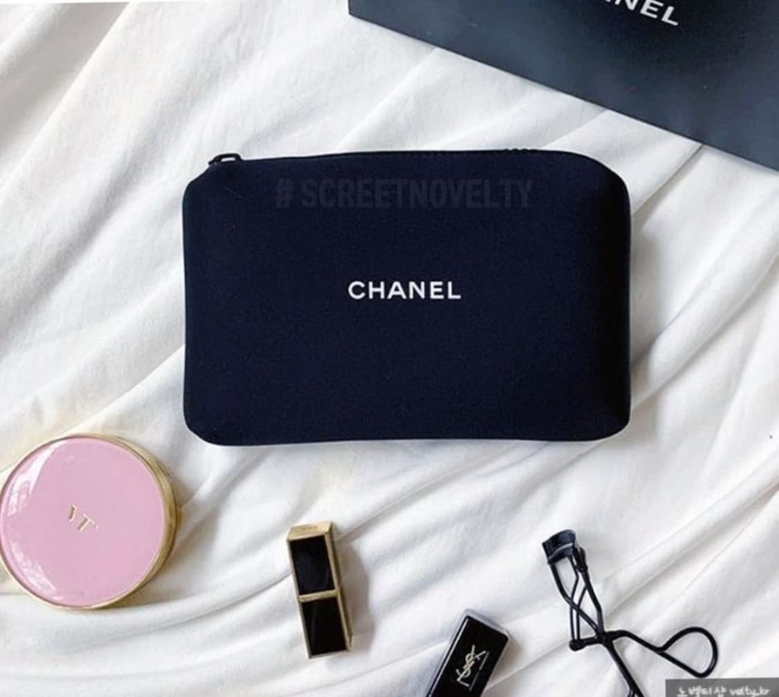 샤넬뷰티 스퀘어 메이크업 파우치  블랙 네오프렌 파우치 무료배송 상품이미지6
