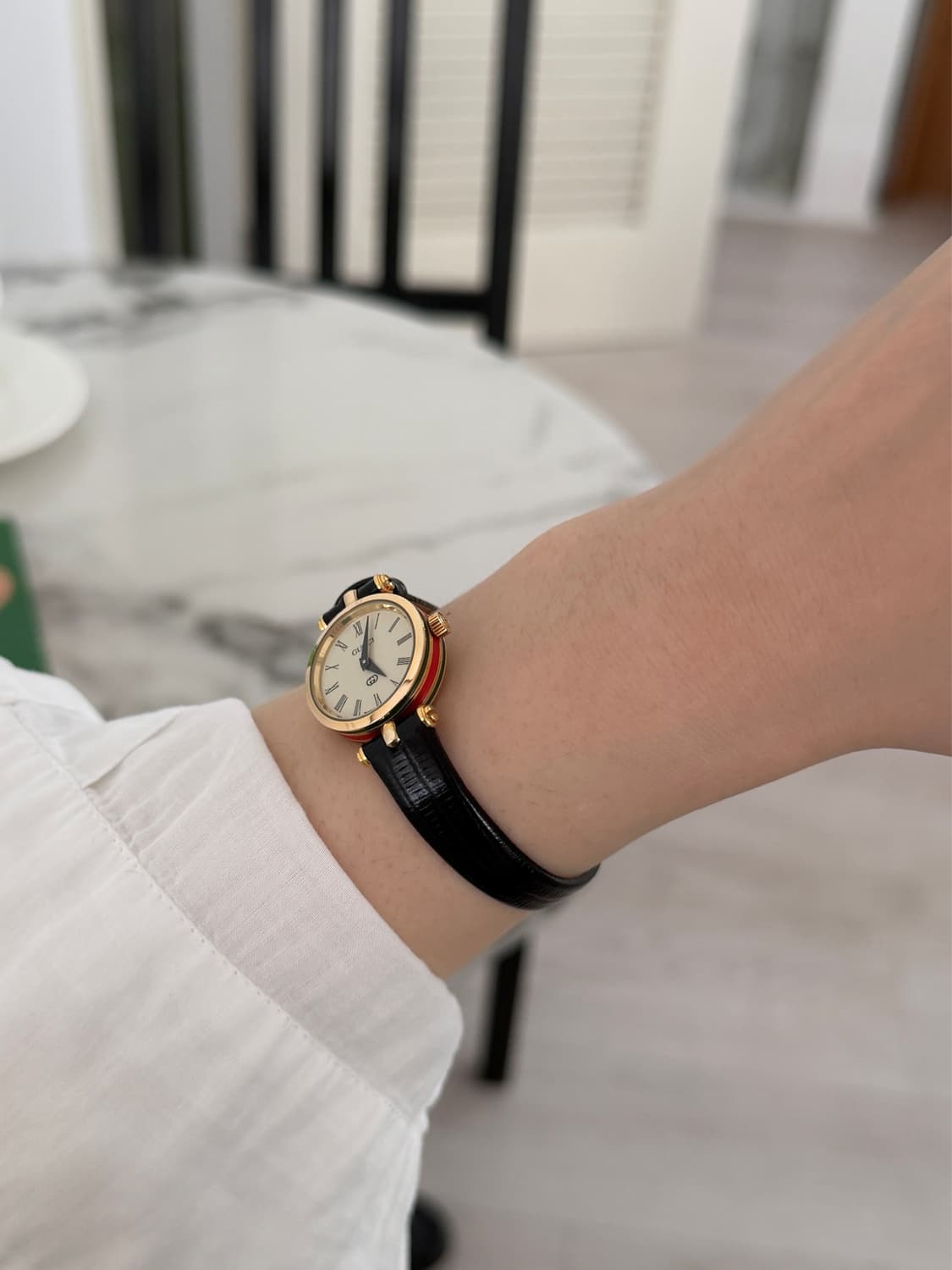 [GUCCI] sherry line gold watch 상품이미지5