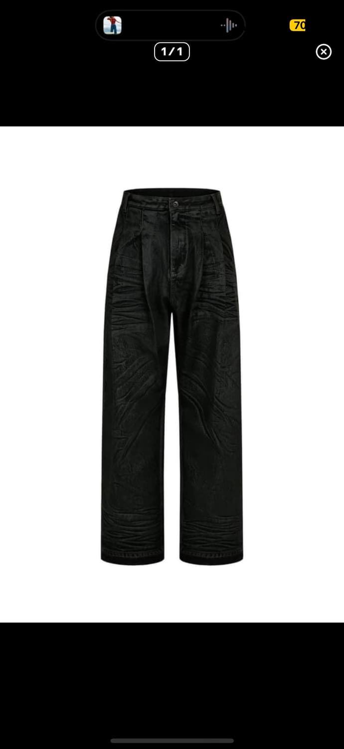 린더 왁스 코팅 데님 상품이미지1