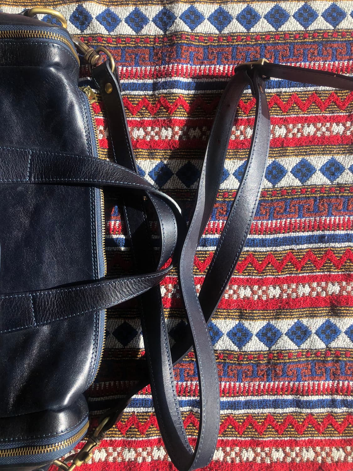 이탈리아 빈티지 네이비 브리프케이스 상품이미지7