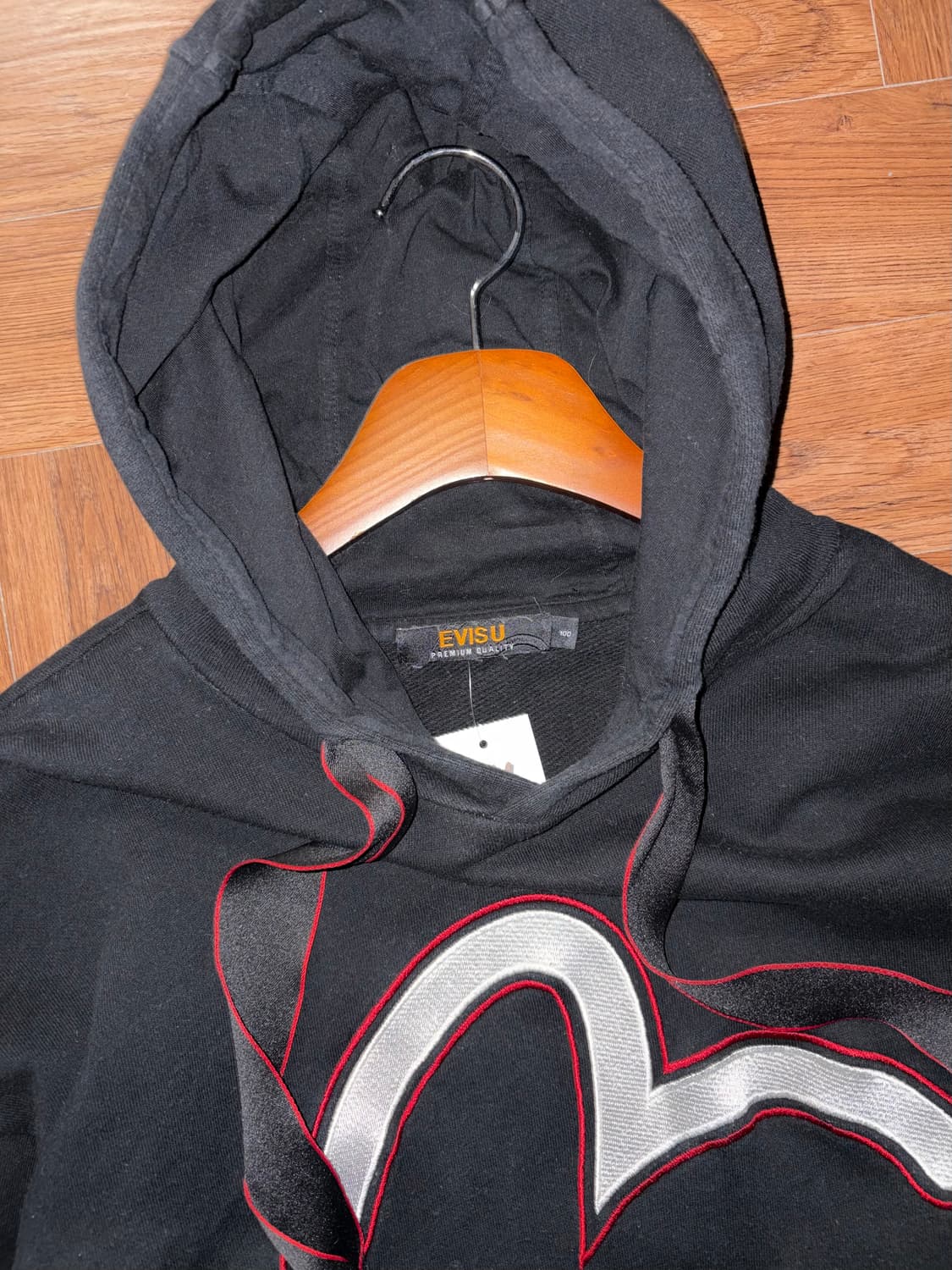 에비수 로고 오버핏 후드티 상품이미지8