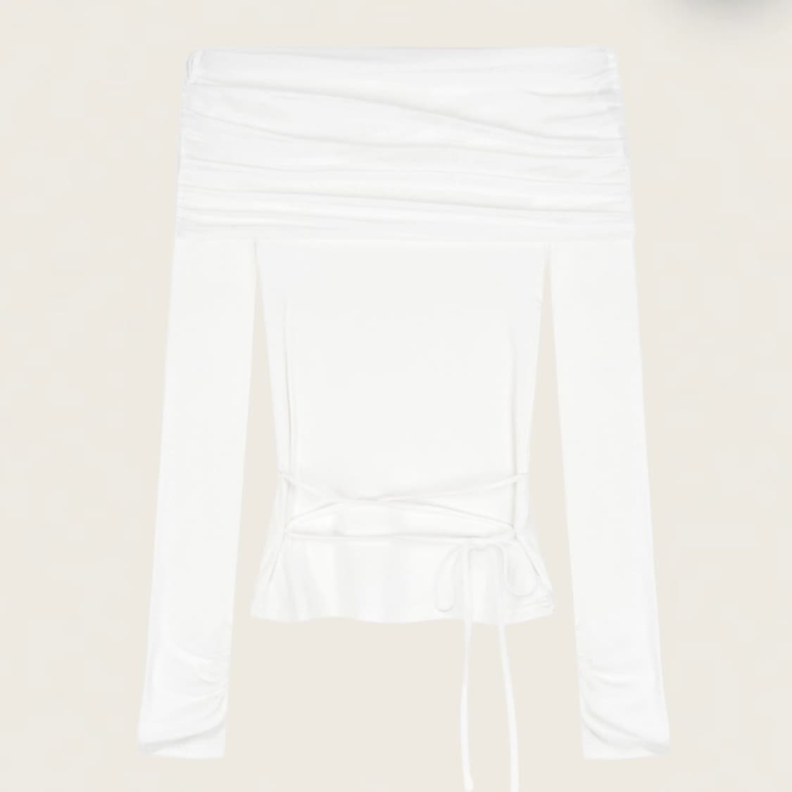 클리시어 드레이프 탑 Sheer Ballet Draped Top 상품이미지1