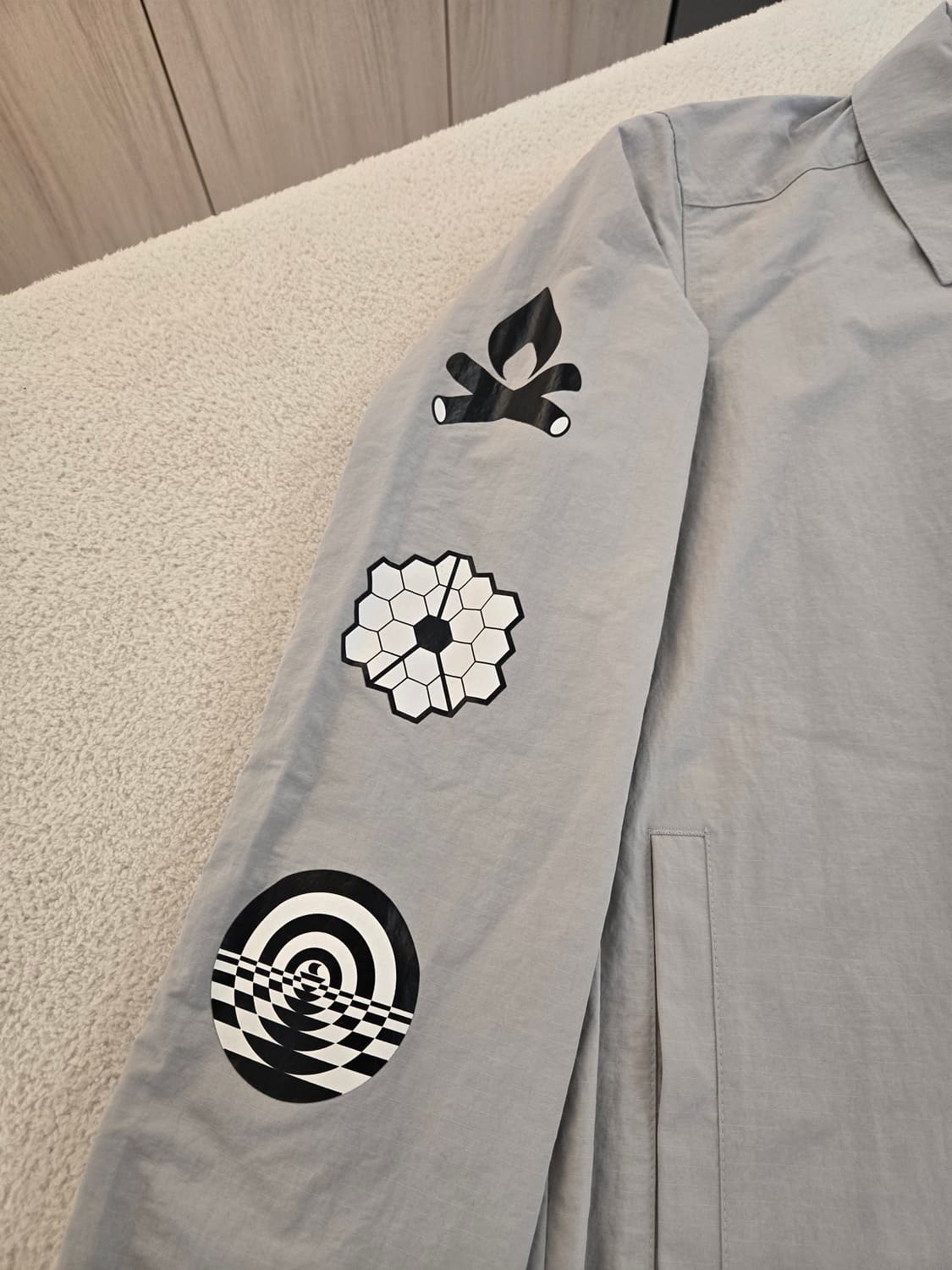 아디다스 그래픽 프린팅 집업 자켓 XL 상품이미지4