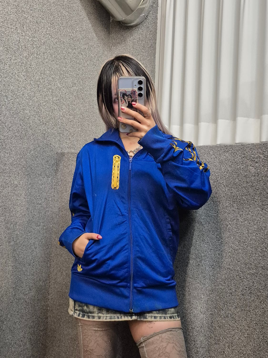 ADIDAS YELLOW CHECK POINT JERSEY  상품이미지1