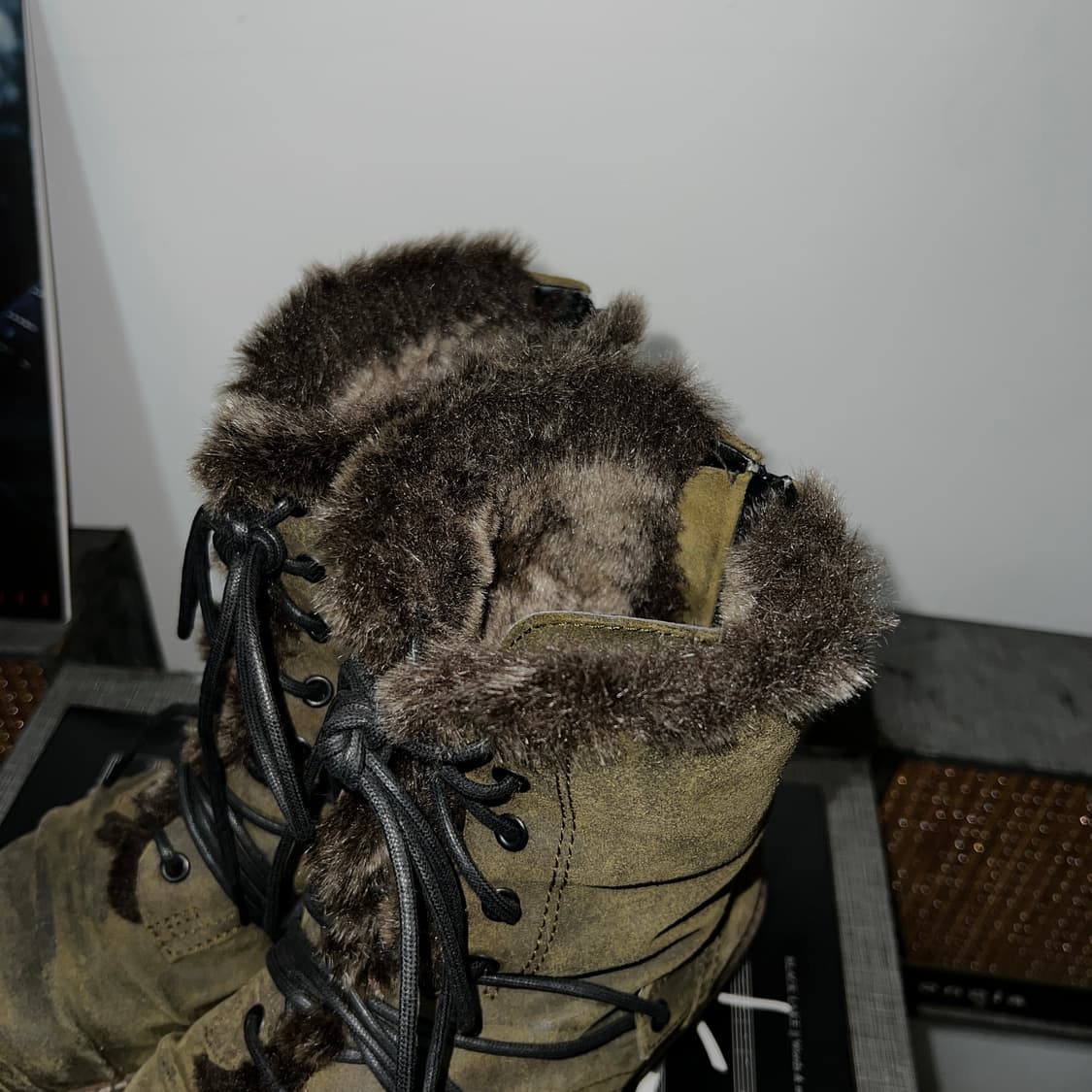 토네이도 마트 백 지퍼 주름 가공 부츠 상품이미지7