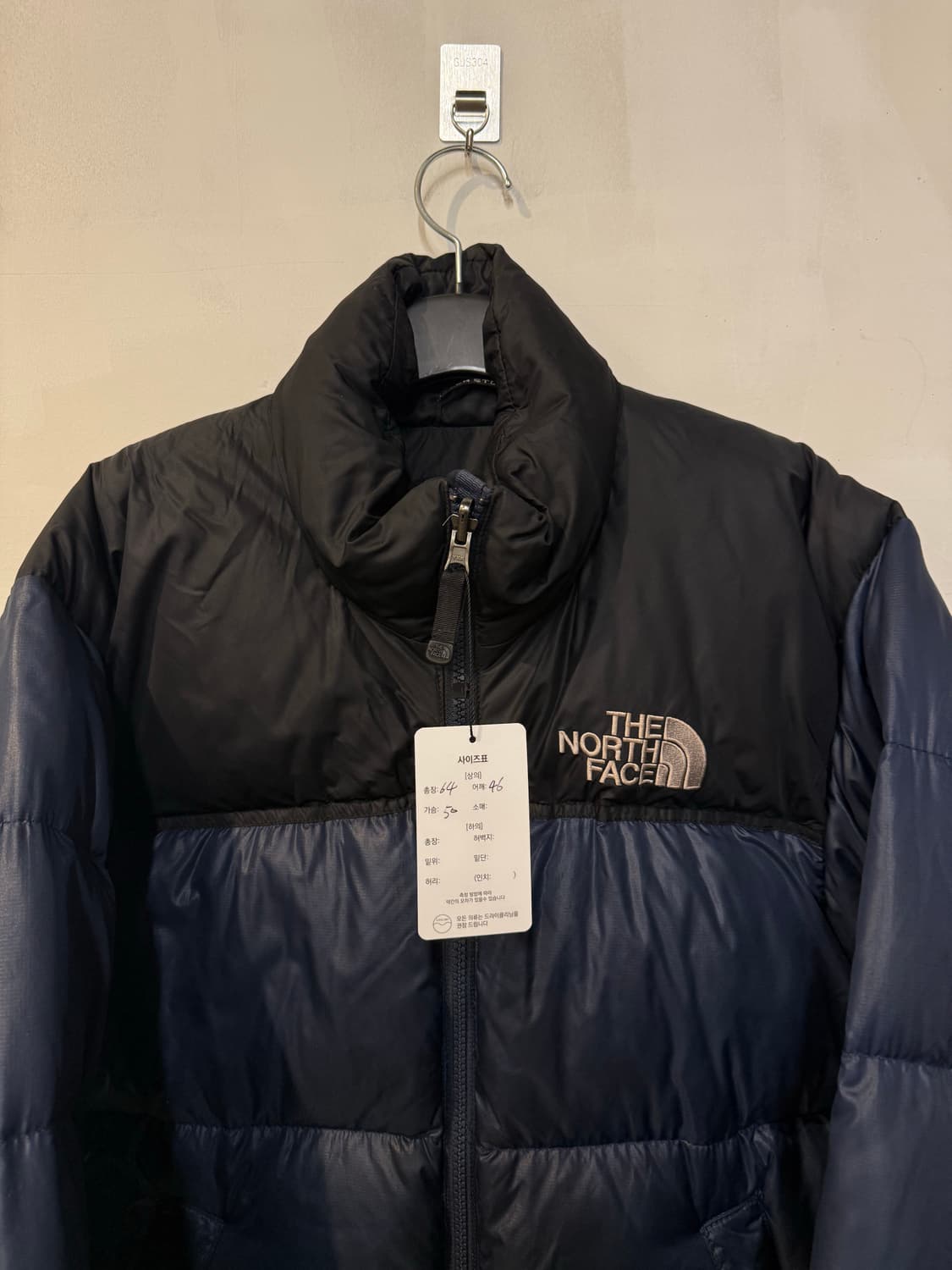 노스페이스 눕시 네이비 패딩 상품이미지2