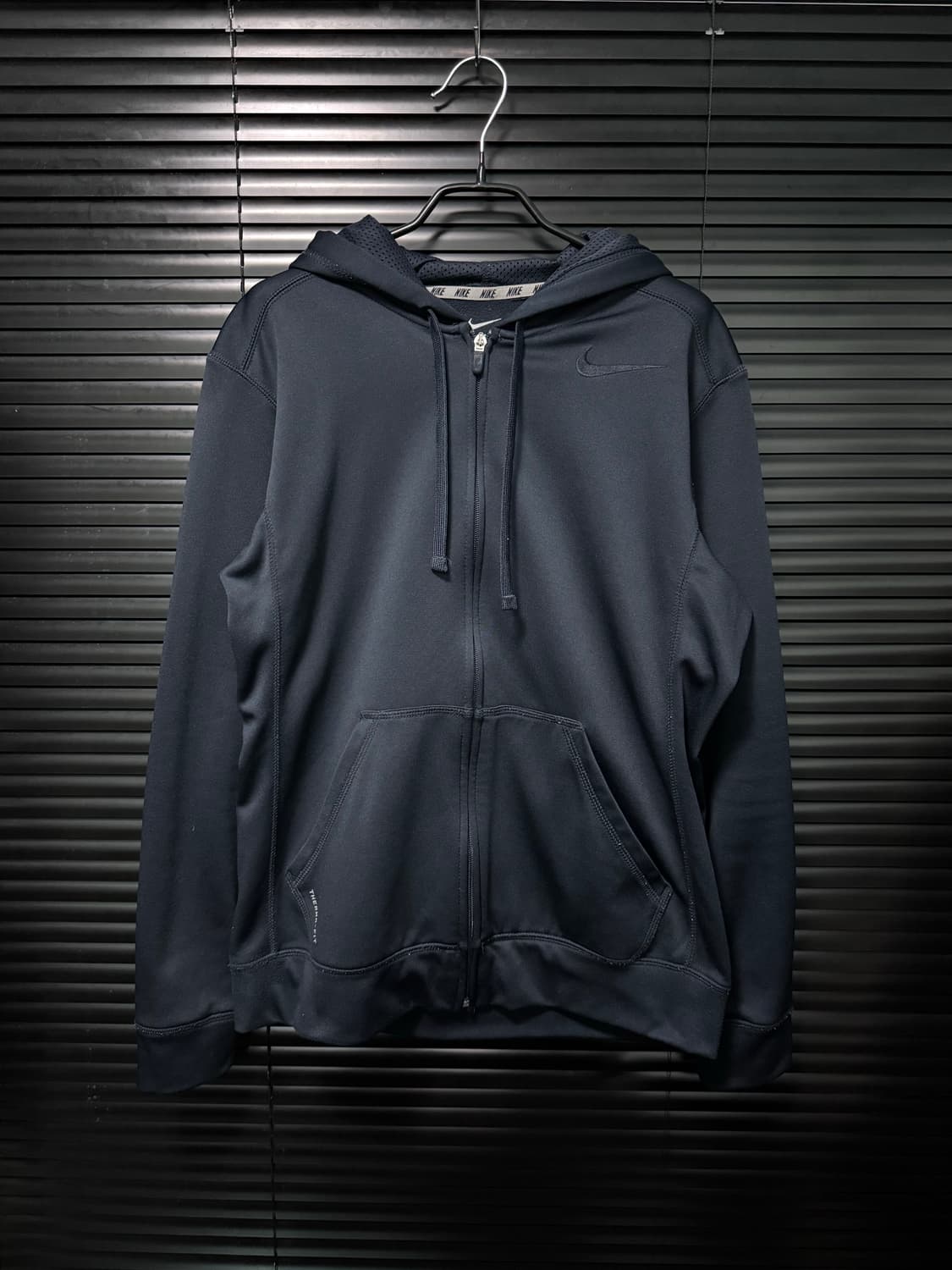 나이키 기능성 후드 집업 기모 M 95 써마핏 테크팩 스우시 기모 런닝 상품이미지3