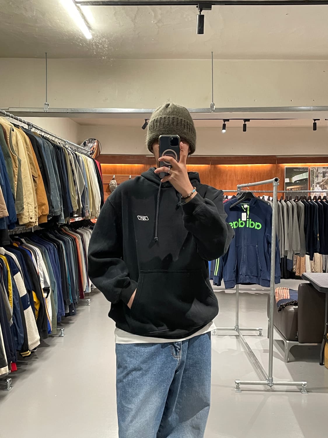 리복 후드 티셔츠   상품이미지3