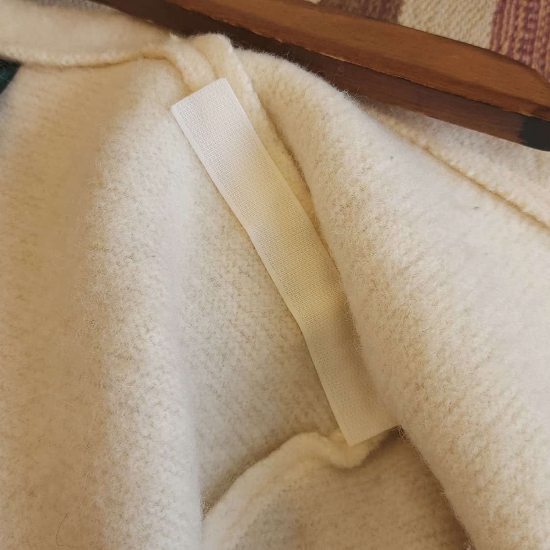 90s 울 트위드 자켓 프렌치 울 자켓 오스트리아 티롤자켓 화이트48 상품이미지10