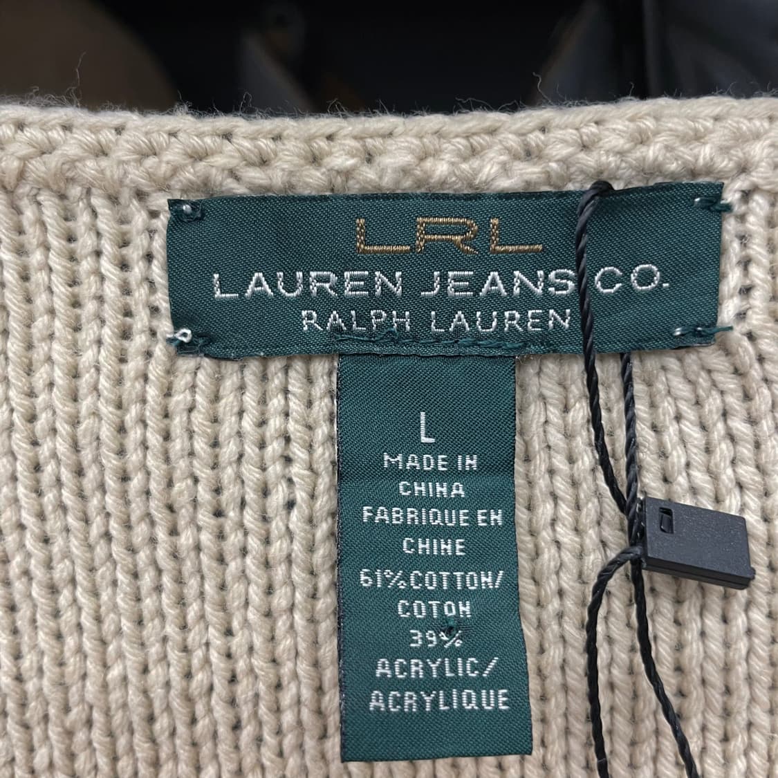 폴로 랄프로렌 LRL 아즈텍 패턴 웨스턴 숄더 버튼 니트 스웨터 상품이미지6