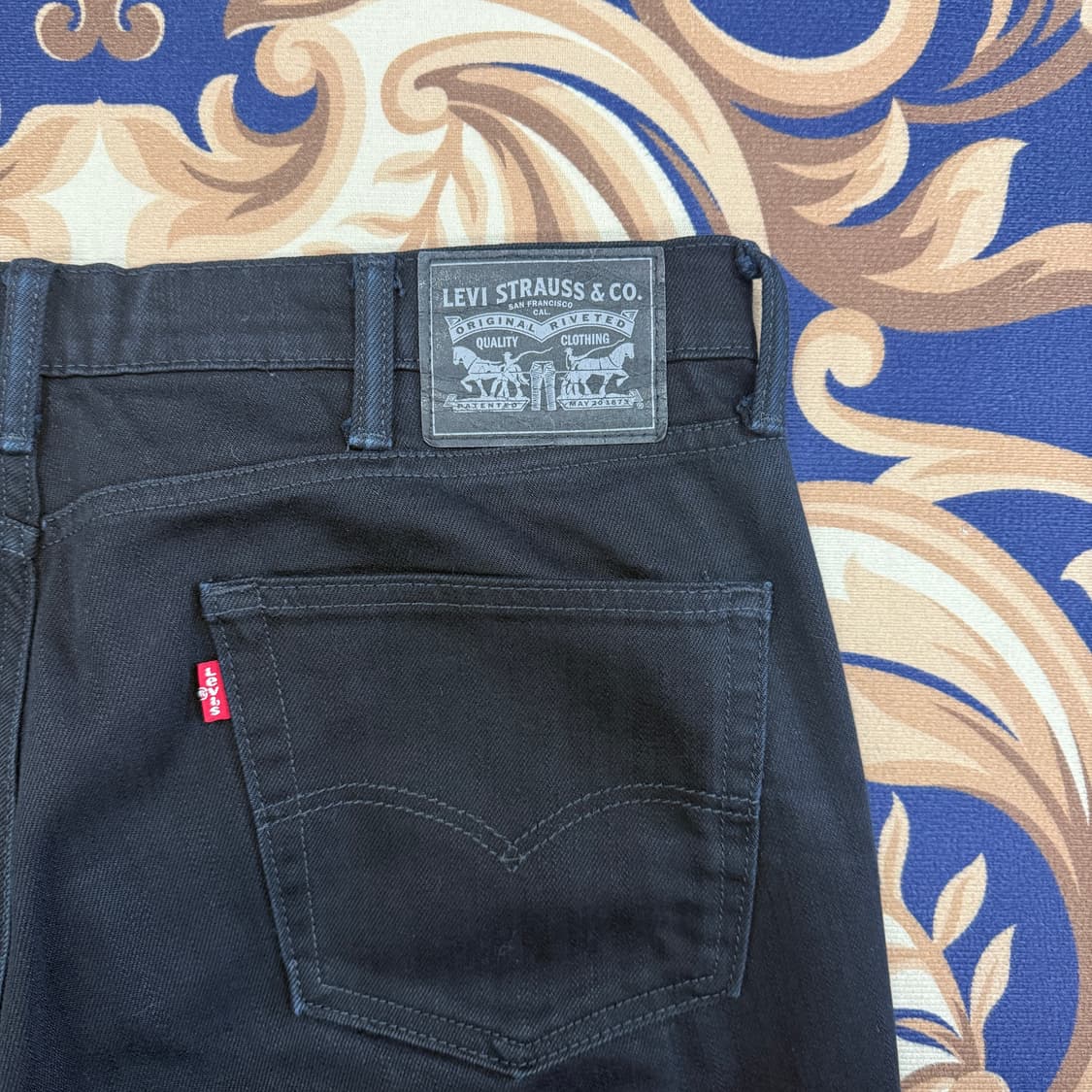 (36)리바이스 Levis 511 블랙데님팬츠(빅사이즈) 상품이미지2