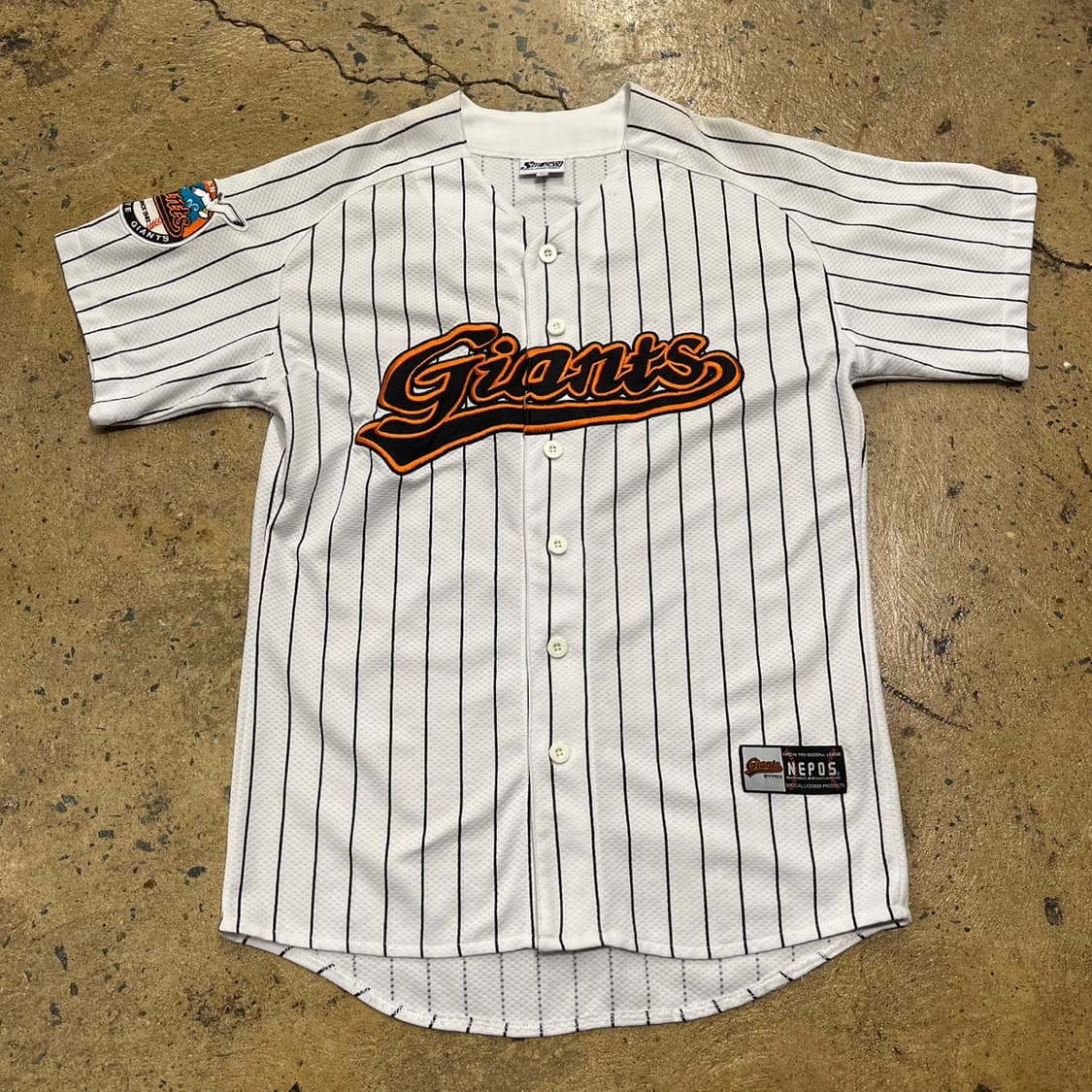 [정품/95]  롯데 자이언츠 올드 홈 스트라이프 유니폼 b17 상품이미지2