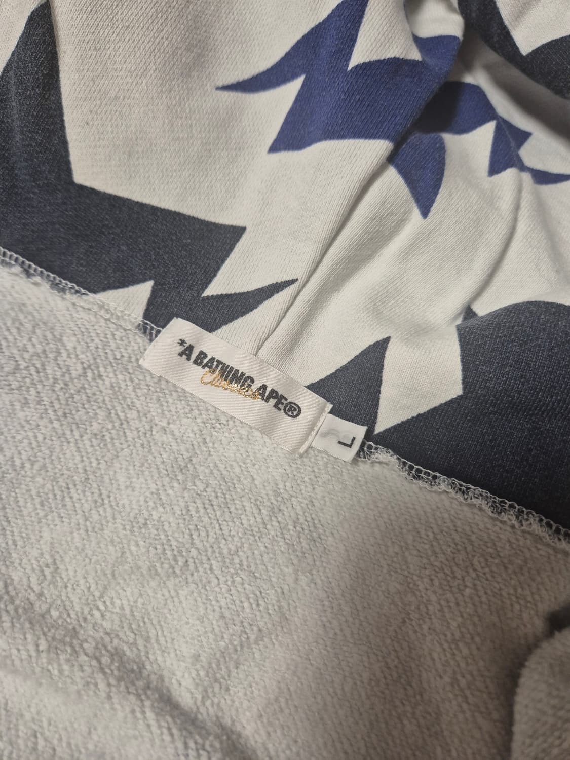 A BATHING APE (BAPE) 스타 카모 샤크 후드 집업 ⭐ 상품이미지7