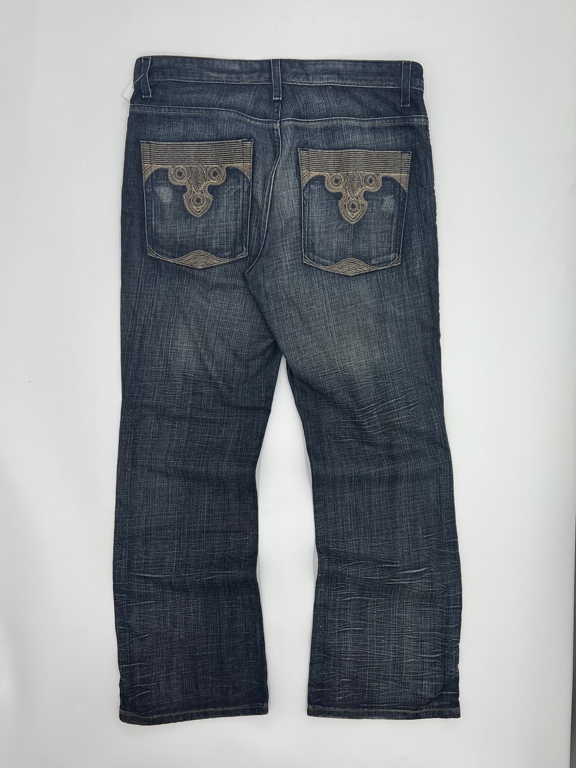 빈티지 백 포켓 디테일 데님팬츠 상품이미지1