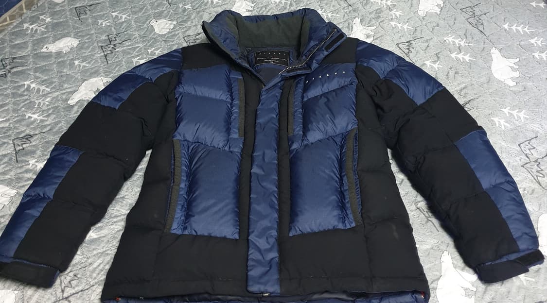 밀레 윈드 덕다운 패딩 네이비 (90) 상품이미지1