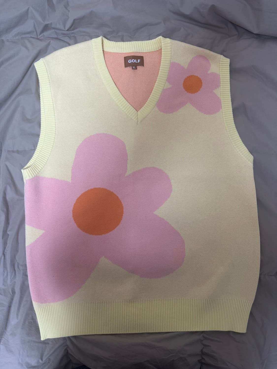 골프왕 플라워 니트 베스트 상품이미지1