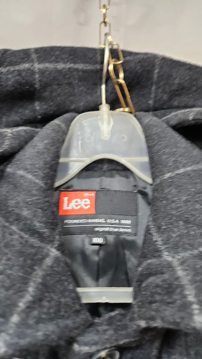 Lee  체크 모직 후드 떡볶이코트 100 상품이미지7