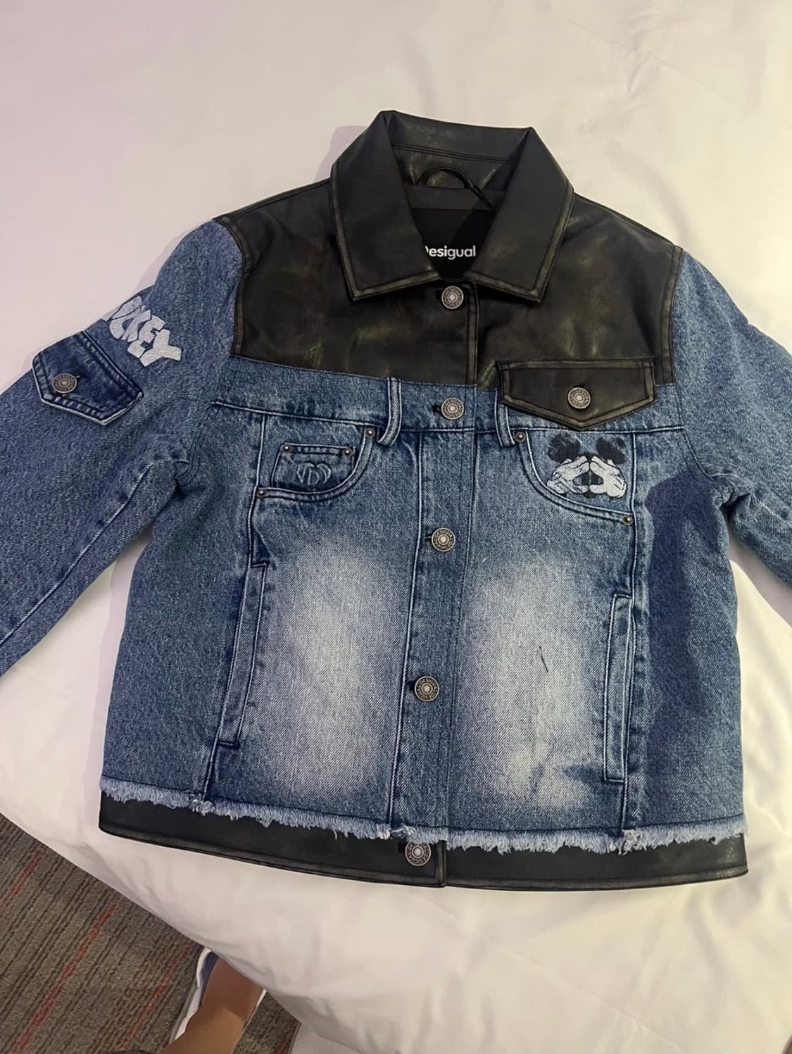 Desigual 미키마우스 데님 자켓 M 상품이미지4